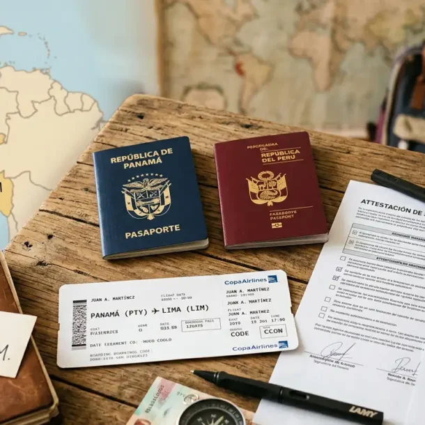 ¿Qué documentos necesito para viajar a Perú desde Panamá?