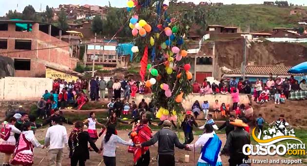 Joy colors and flavor of cusco carnival