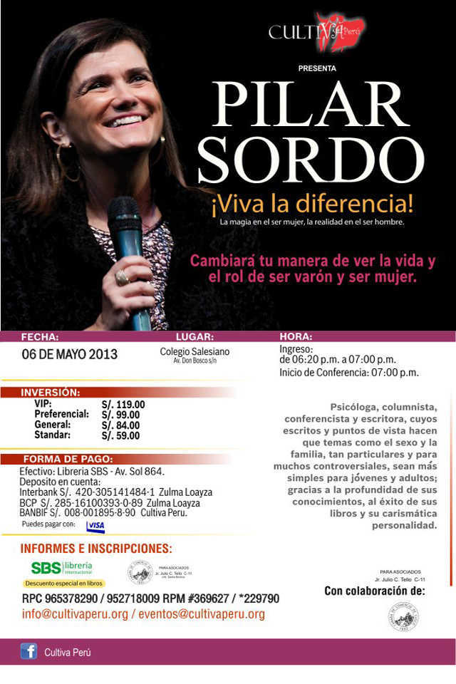 Pilar Sordo en Cusco