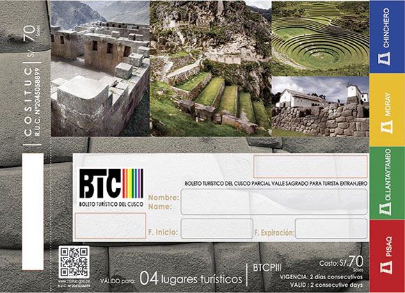 Boleto Turistico Parcial Circuito 3