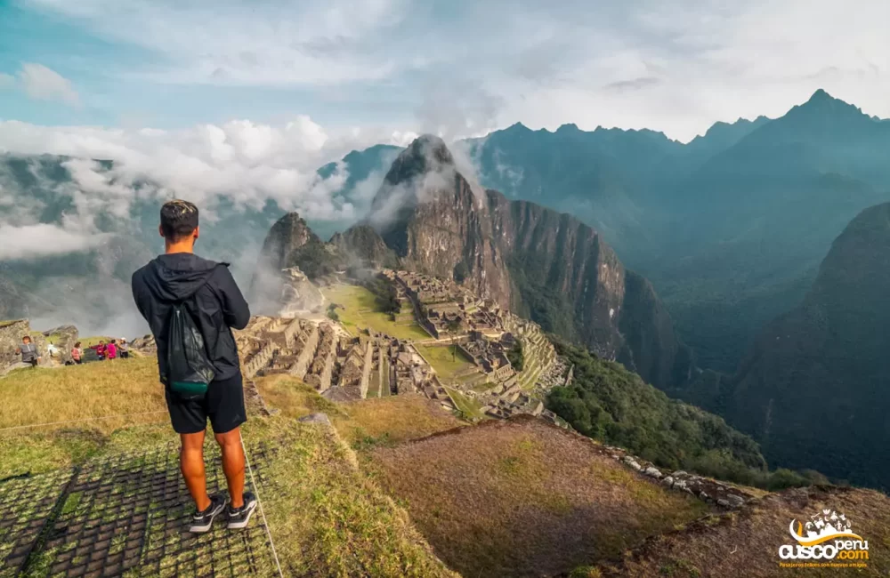 Setor da casa do guardião em Machu Picchu
