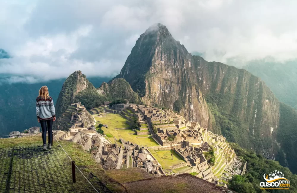Entrance to the Inca citadel of Machu Picchu
