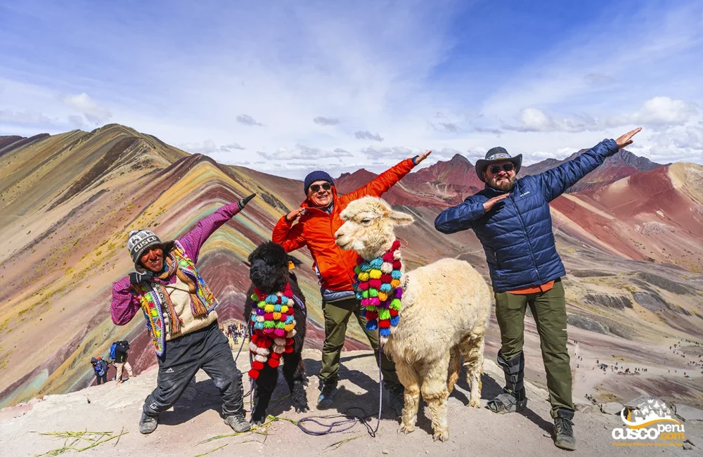 5000 masl at the top of the mountain of the 7 colors