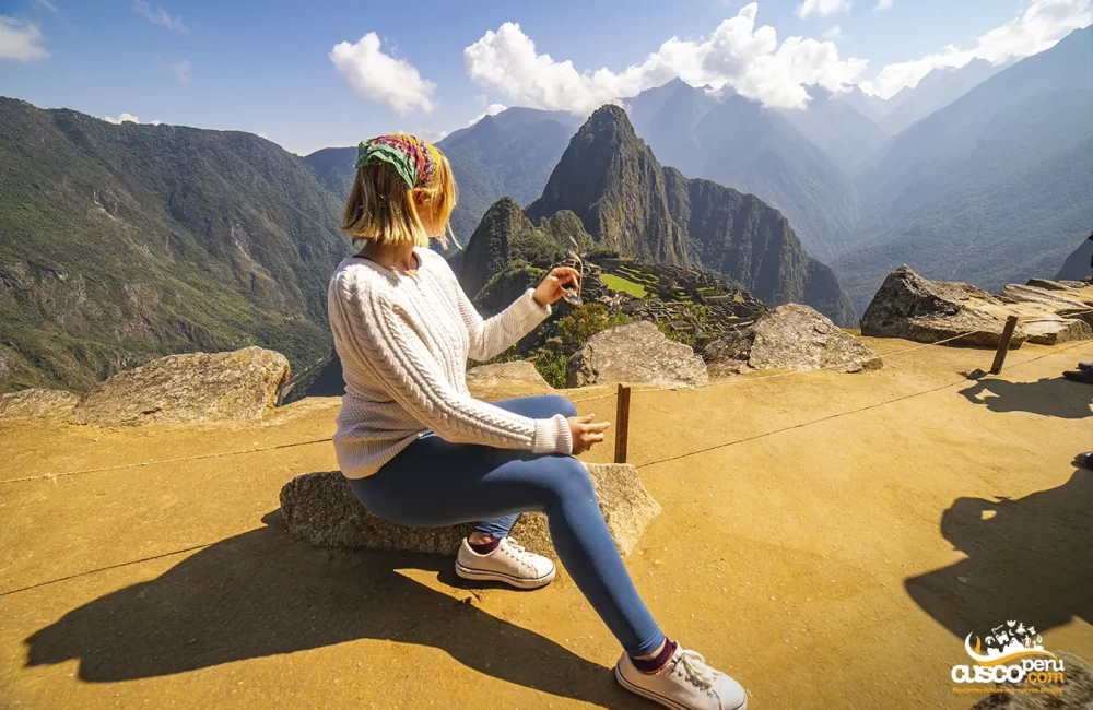 Vista panorâmica de Machu Picchu
