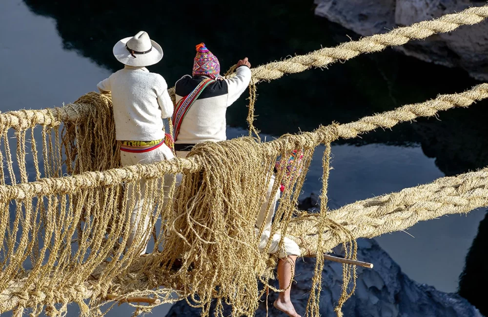 Puente Q'eswachaka Reconstrucción